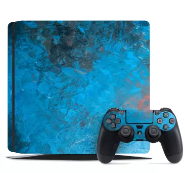 Ps4 skinnende is playstation 4 klistermærker - TenStickers