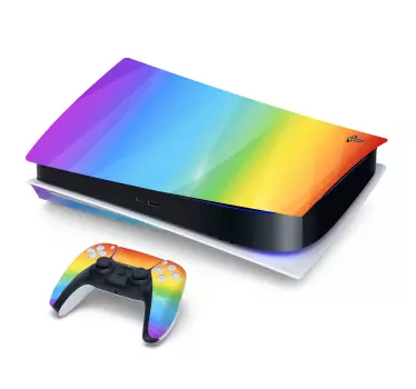 Rainbow playstation 5 klistermærke - TenStickers
