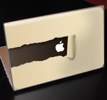 Revet papir Mac klistermærke - TenStickers
