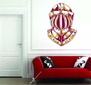 Ridder's hjelm klistermærke - TenStickers