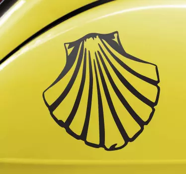Santiago vieira shell logo klistermærke - TenStickers
