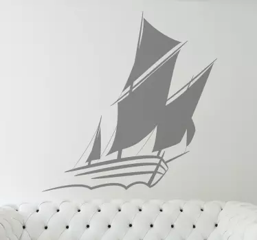 Sejlbåd wallsticker - TenStickers