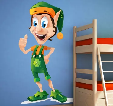 Shamrock alf kids decal - TenStickers