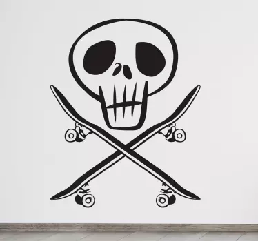 Skatelon wallsticker - TenStickers