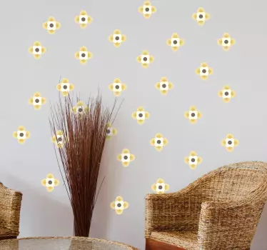 Små blomster wallsticker - TenStickers