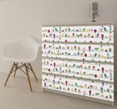 Små fulge wallsticker - TenStickers