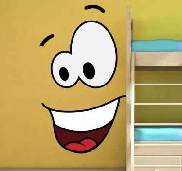 Smiley wallsticker - TenStickers