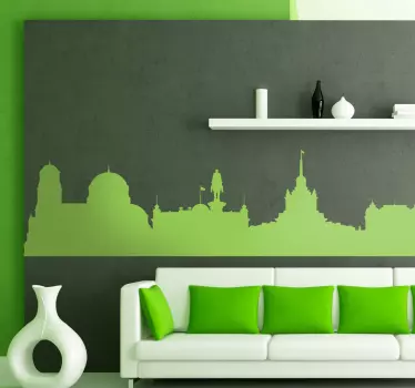 Sofia bulgaria skyline klistermærke - TenStickers