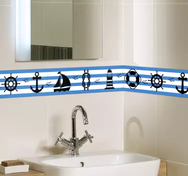 Havet hjemmemur klistermærke - TenStickers