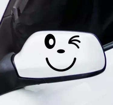 Spejlrefleks klistermærke til bil - TenStickers