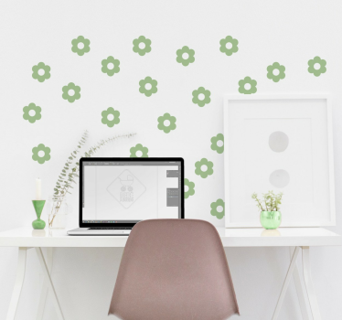 Spredte blomster - TenStickers