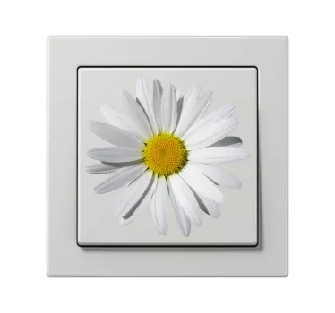 Stikkontakt sticker marguerit - TenStickers
