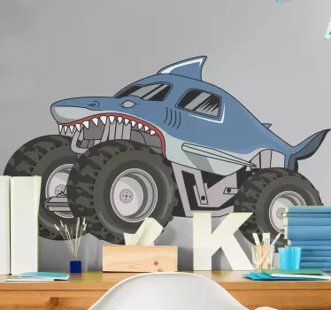 Stor monster truck bil klistermærker - TenStickers