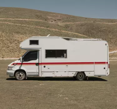 Streger klistermærke til campingvogn - TenStickers