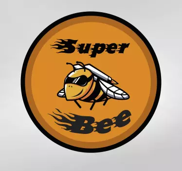 Super bee 70's design motorcykel klistermærker - TenStickers