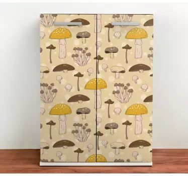 Svampemønster cover folie til møbler - TenStickers