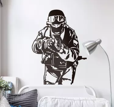 Swat team vægklistermærke - TenStickers