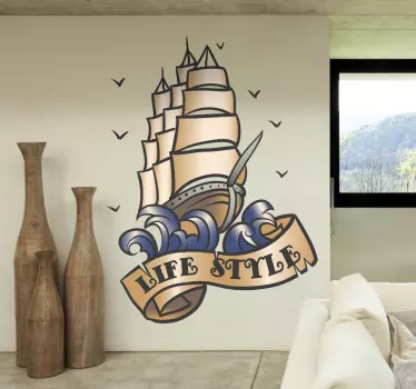 Tatovering livsstil dekal - TenStickers