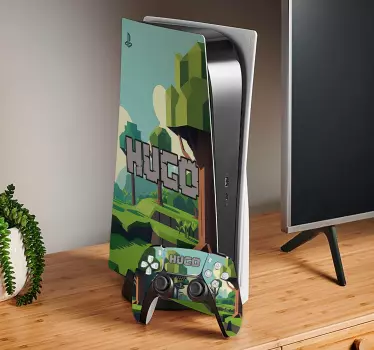 Tilpassede videospil kuber ps5 cover - TenStickers