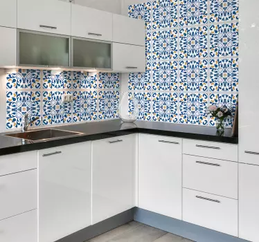 Traditionel portugisisk mosaik sticker - TenStickers