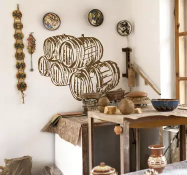 Traditionelle vintønder wallsticker - TenStickers