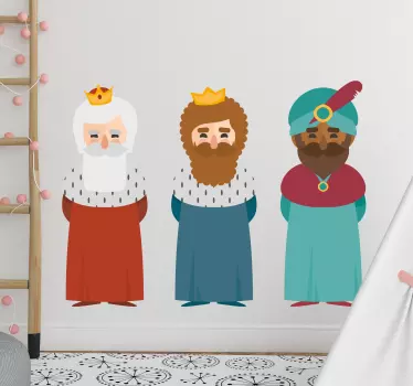 Tre konger jul mærkat - TenStickers