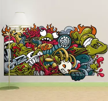 Urban kunst vægmaleri - TenStickers