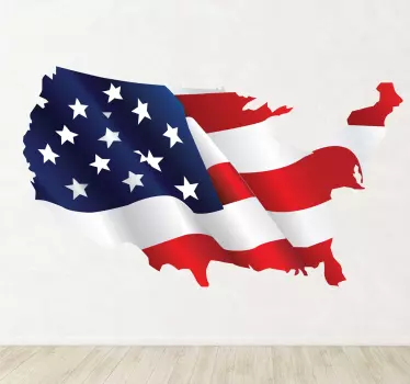 Usa vægklistermærke - TenStickers