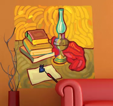Van Gogh desk art klistermærke - TenStickers
