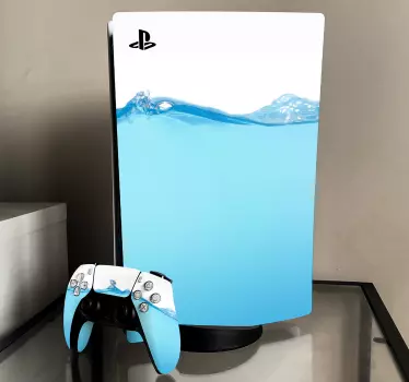 Vand tekstur playstation 5 klistermærker - TenStickers