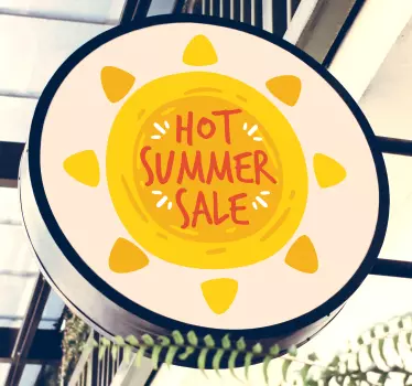 Varm sommer salg mærkat - TenStickers