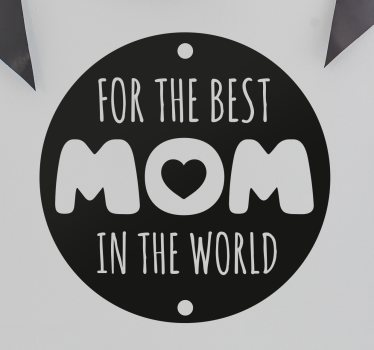 Verdens bedste mor - TenStickers
