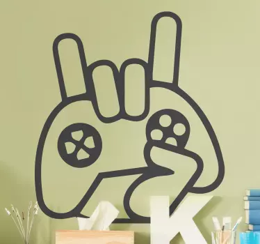 Videospil logo skabelon playstation mærkat - TenStickers