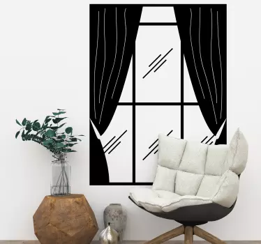 Vindue wallsticker - TenStickers