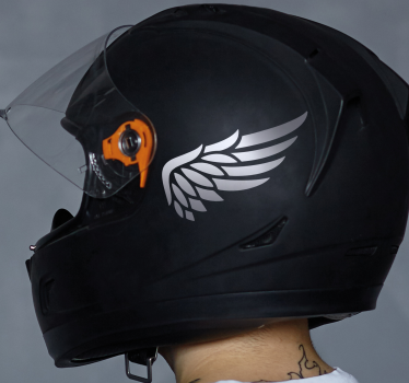 Vinger motorcykel design motorcykelklistermærke - TenStickers