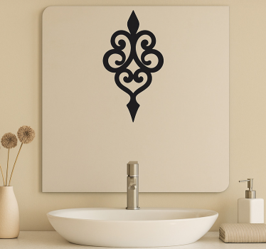 Wallsticker dyr damaskus rullekant - TenStickers