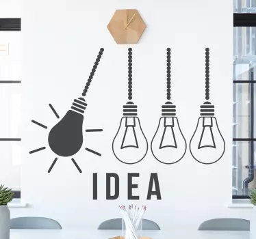Wallsticker dyr lysende inspiration - TenStickers