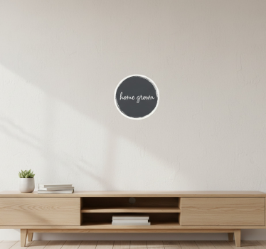 Wallsticker med personligiseret kulcirkel - TenStickers