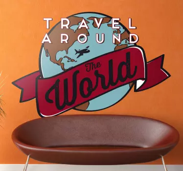 Wallsticker travel the world - TenStickers