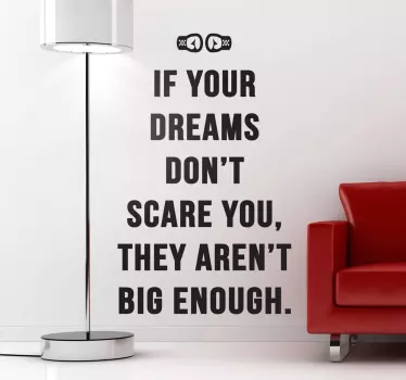Wallstickers Citat Muhammed Ali - TenStickers