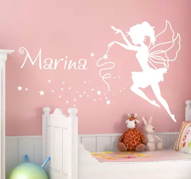 Wallstickers fe personligt navn - TenStickers