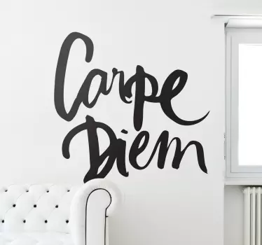 Wallstickers tekst Carpe Diem - TenStickers