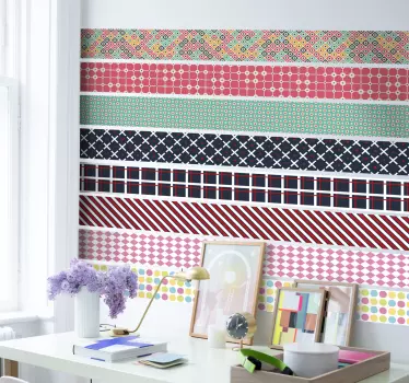 Washi tape vægklistermærke - TenStickers