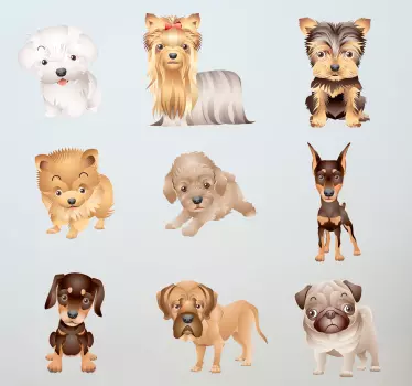 Yndig hvalpedalmindesamling - TenStickers