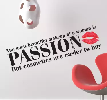 Yves saint-laurent passion mærkat - TenStickers