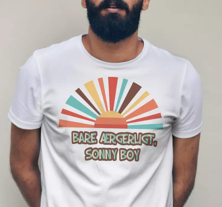 Alt for dårlig sonny boy citat t-shirt - TenStickers