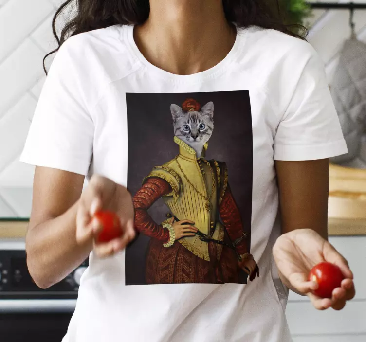 Aristokratkatte T-shirts med navn - TenStickers