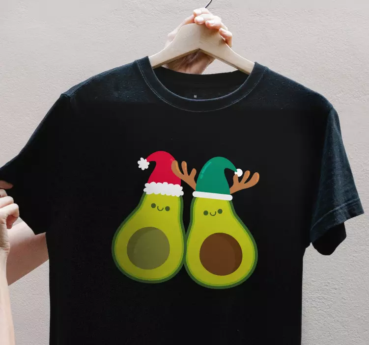 Avocado t-shirt til jul - TenStickers