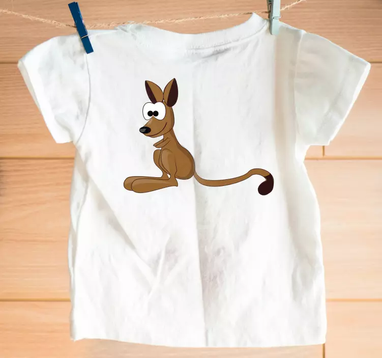 Baby kænguru børn t-shirt - TenStickers