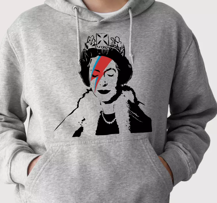 Berømt dronning hoodie original - TenStickers